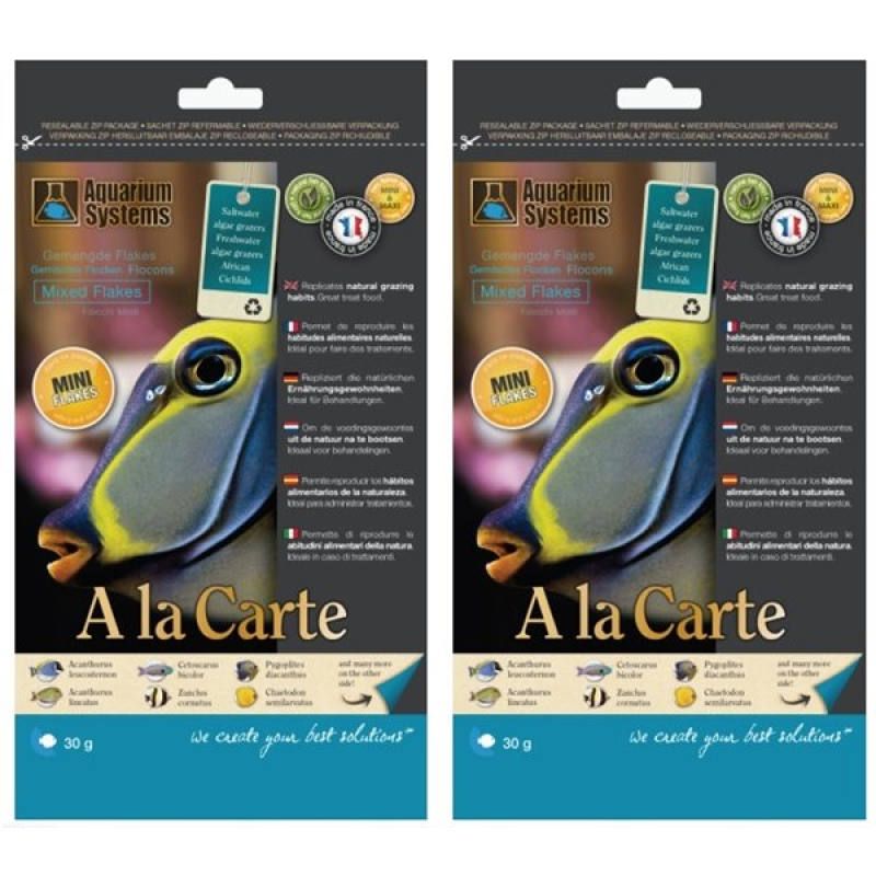 AS fish food a la carte mixed flake maxi 30gr